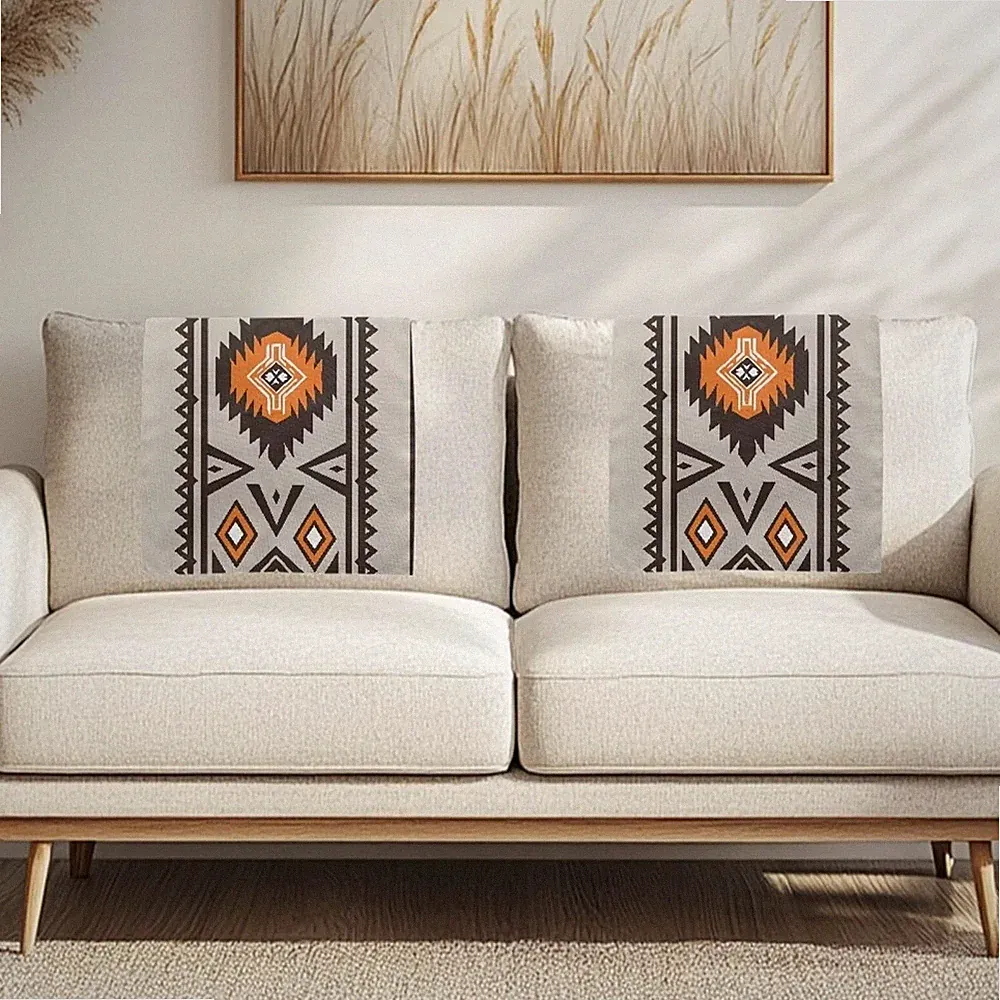 boho patterned recliner covers tribal geometric