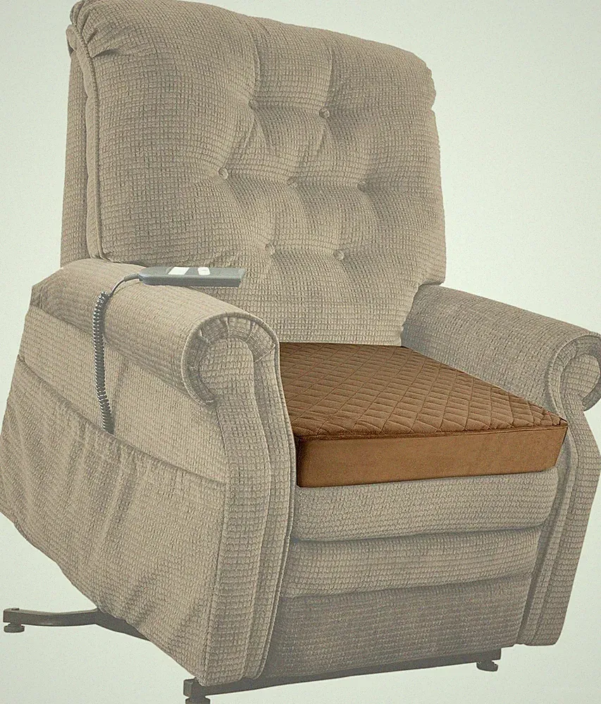 Extra Large 22x22x5 Medium-Soft Memory Foam Seat Cushion for Recliner, Armchair