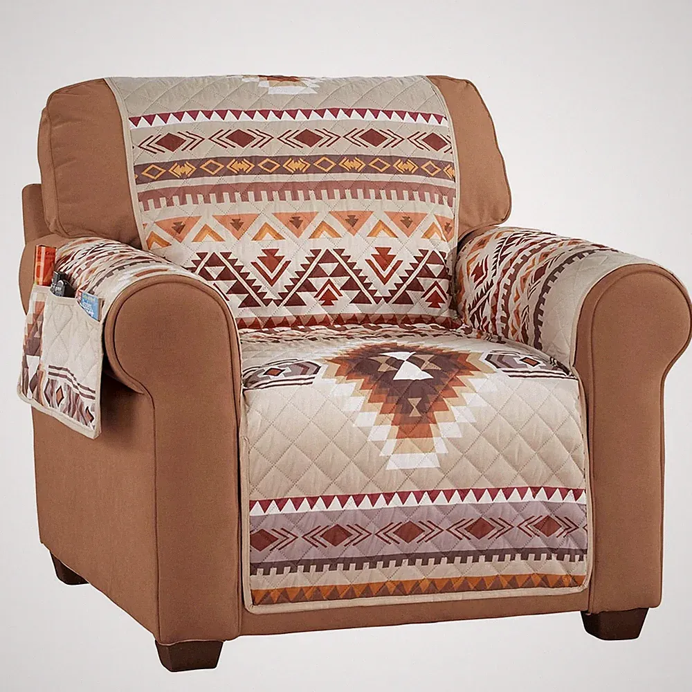 Neutral Southwest Furniture Cover, Chair