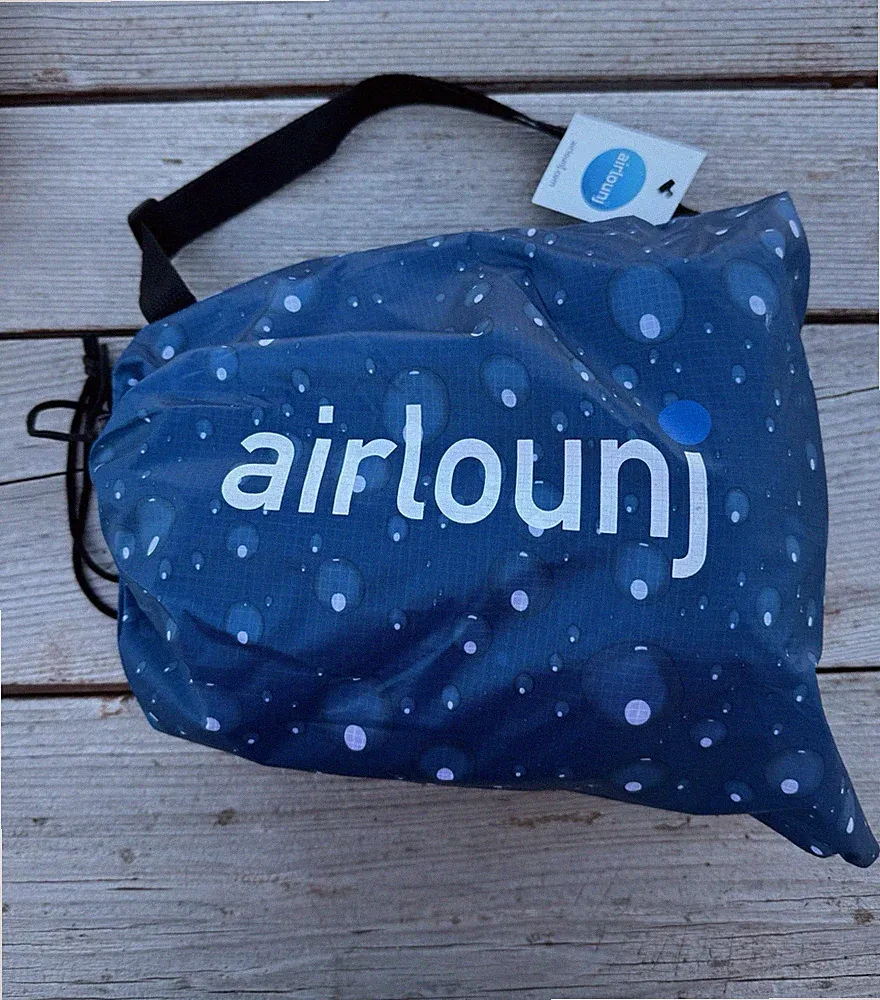 NEW Airlounj Blue Inflatable Couch Lounger Indoor Outdoor Camping Festival
